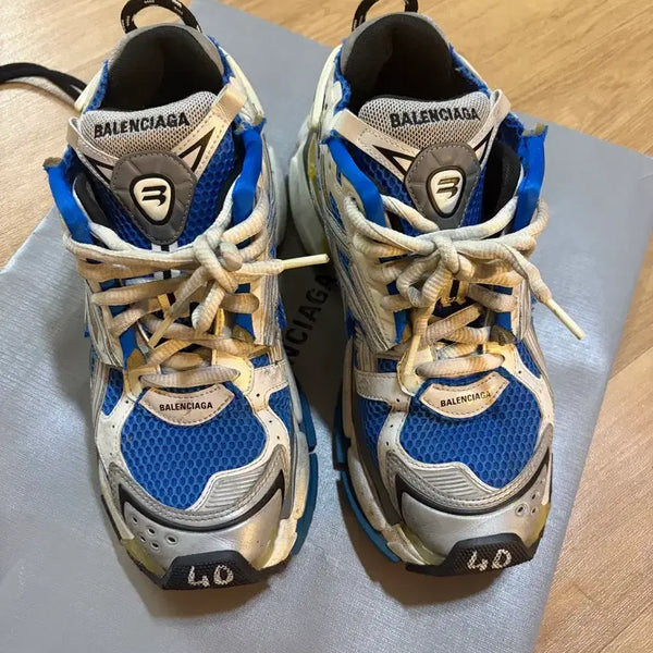 [BUNJANG] Balenciaga New Runner Sneakers Blue / (40)발렌시아가 뉴러너 스니커즈 신발 블루