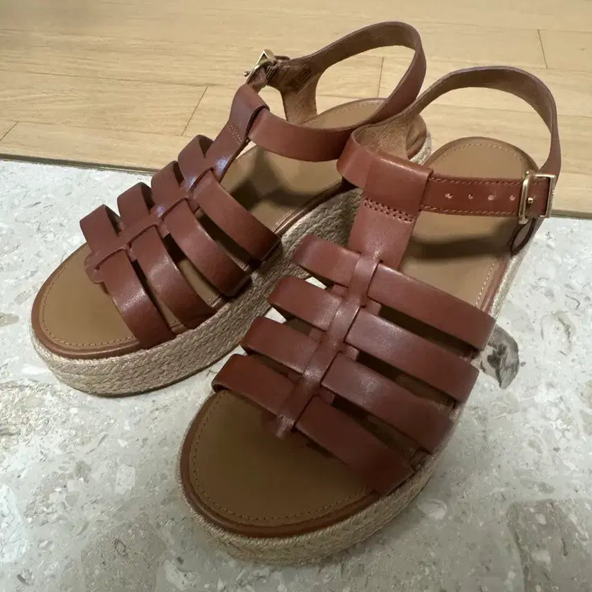 [BUNJANG] Fitflop Women's Espadrille Sandal - Brown / 핏플랍 여성샌들