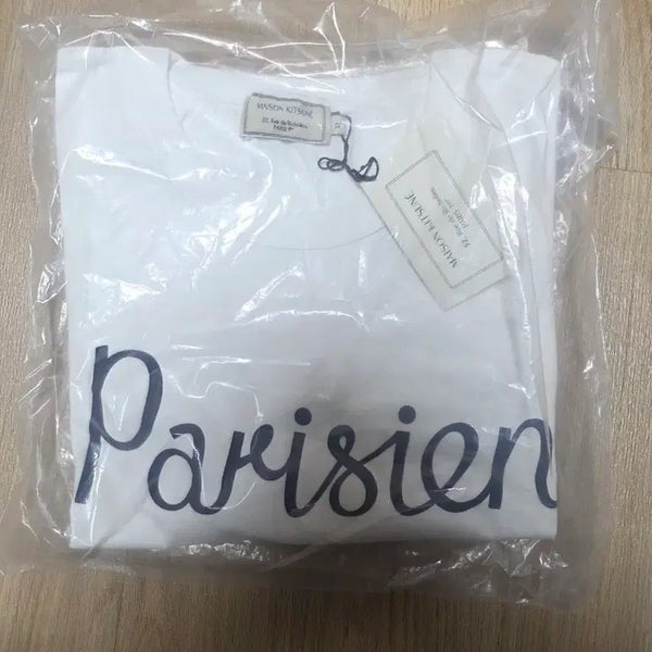 [BUNJANG] Maison Kitsuné Parisian Short Sleeve T-Shirt White XL / 메종키츠네  파리지엥 반팔 티셔츠 새제품 XL사이즈 흰색 팝니다.