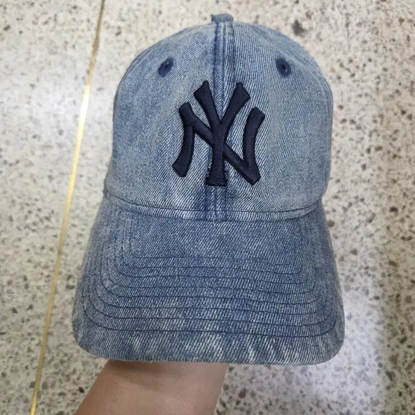 [BUNJANG] New York Yankees Denim Baseball Cap / 뉴욕 양키스 데님 볼캡