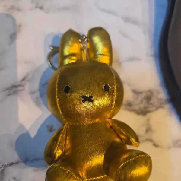 [BUNJANG] Miffy Keyring Gold / 미피 키링 골드
