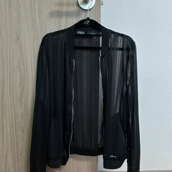 [BUNJANG] Zara See-Through Jacket Black / 자라 시스루 자켓 블랙