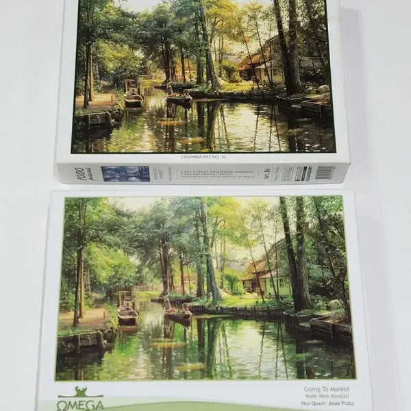 [BUNJANG] Chamber Art & Omega 1000-Piece Jigsaw Puzzle Set / 풍경 직소퍼즐 1000피스 2종 세트