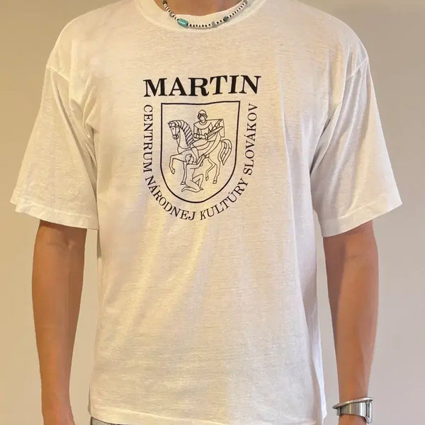 [BUNJANG] 90s Martin Slovakia National Cultural Center Souvenir T-Shirt / 90s 유럽 MARTIN 수베니어 빈티지 티셔츠
