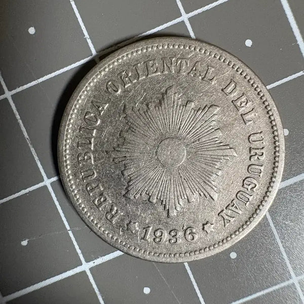 [BUNJANG] 1936 Uruguay 5 Centesimos Coin / 우루과이 1936년 5 센태시모 주화