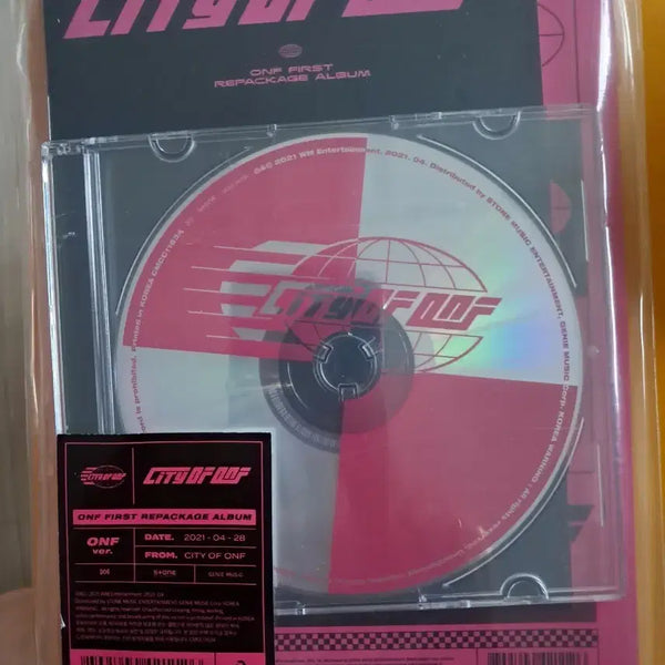[BUNJANG] ONF City of ONF First Press Limited Edition Repackage Album / (미개봉)온앤오프 ONF CITY OF ONF 초회한정판 리패키지 앨범
