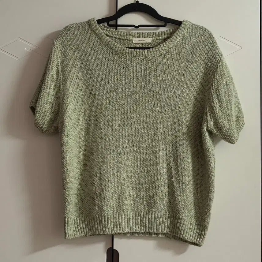 [BUNJANG] Short Sleeve Knit Top / (택포) 반팔 니트