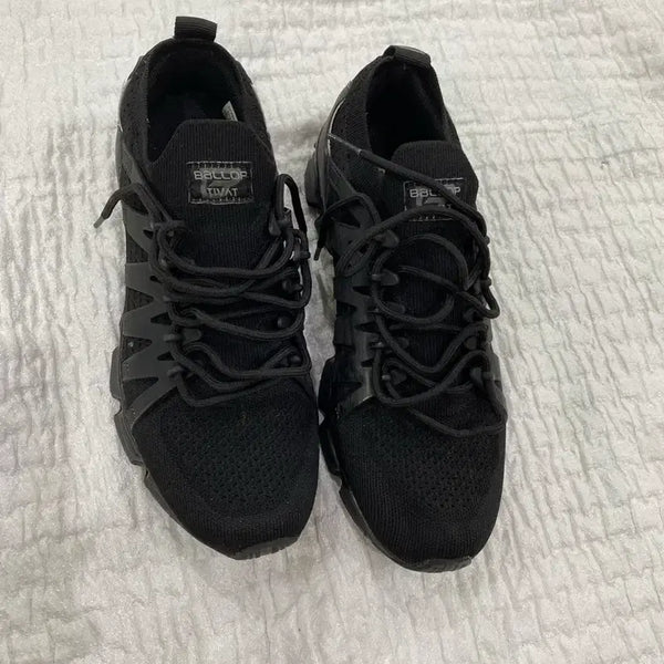 [BUNJANG] Velop Tibat All Black Running Shoes (265mm) / 밸롭 티바트 올블랙 런닝화 265