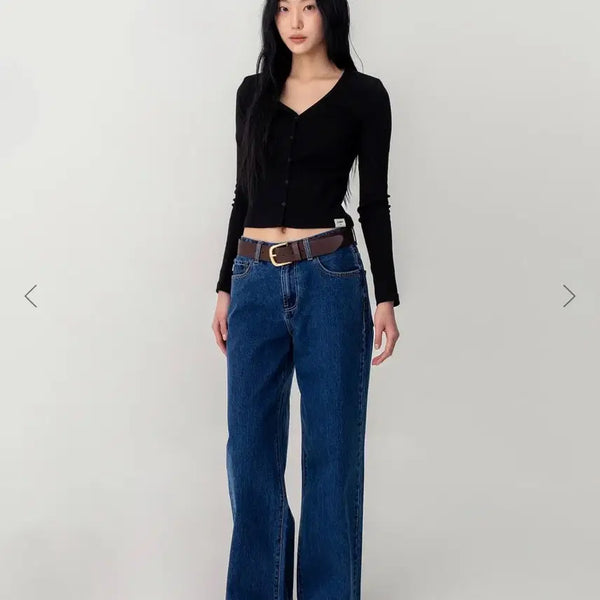[BUNJANG] GLOWNY The Hannah Jeans (Mid Blue) Size S / 글로니 데님 THE HANNAH JEANS (MID BLUE) S