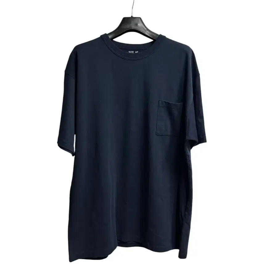 [BUNJANG] Outstanding Navy Pocket Short-Sleeve T-Shirt Size 42 / (새상품) 아웃스탠딩 네이비 포켓 반팔티셔츠 42size