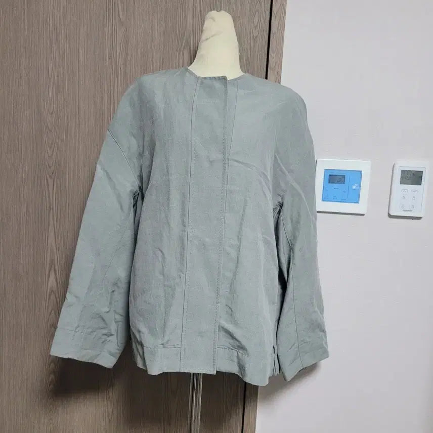 [BUNJANG] ORR Linen Blend Oversized Blouson Jacket / 오르 ORR 린넨혼용 오버핏 블루종 자켓