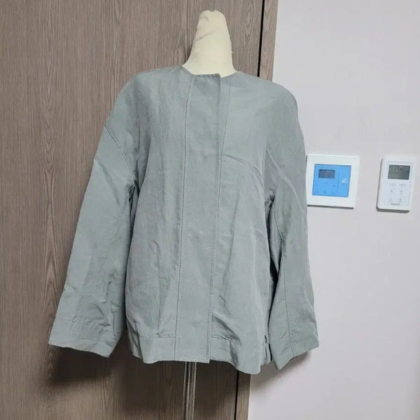 [BUNJANG] ORR Linen Blend Oversized Blouson Jacket / 오르 ORR 린넨혼용 오버핏 블루종 자켓