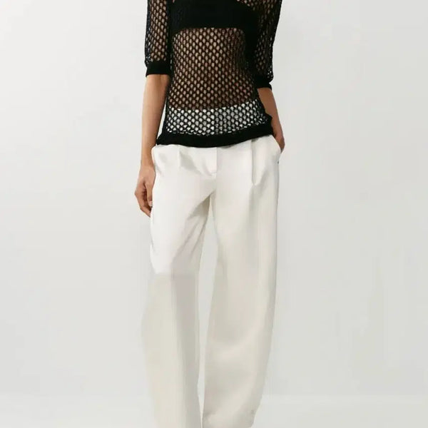 [BUNJANG] Zara Openwork Knit Sweater / 자라 오픈워크 니트 스웨터