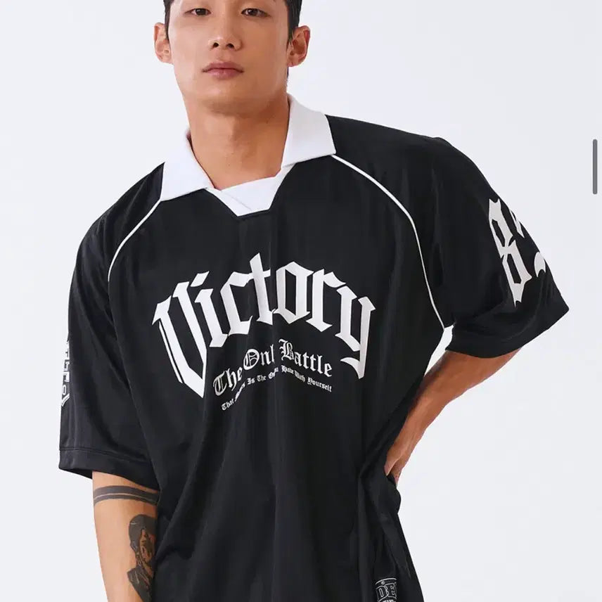 [BUNJANG] HTDC Victory Collar T-Shirt XL Born To Win Freedom Ollaite / 에이치덱스 빅토리 카라티 XL 본투윈 프리덤 올라잇 압도 RBW