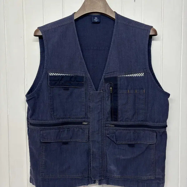 [BUNJANG] Zeven Men's Work Vest Navy XL / 지벤 작업조끼 남성 100ㅡ0706