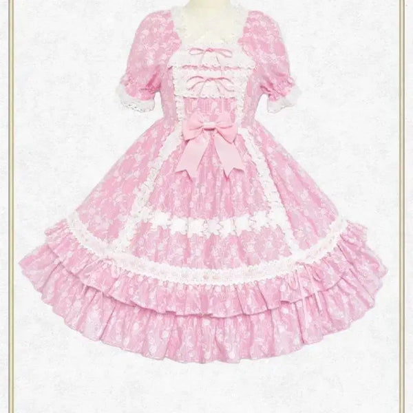 [BUNJANG] Angelic Pretty Mirabelle Pink Set Lolita Dress / 베이비더스타샤인 미라벨 핑크 세트 엔젤릭프리티 로리타