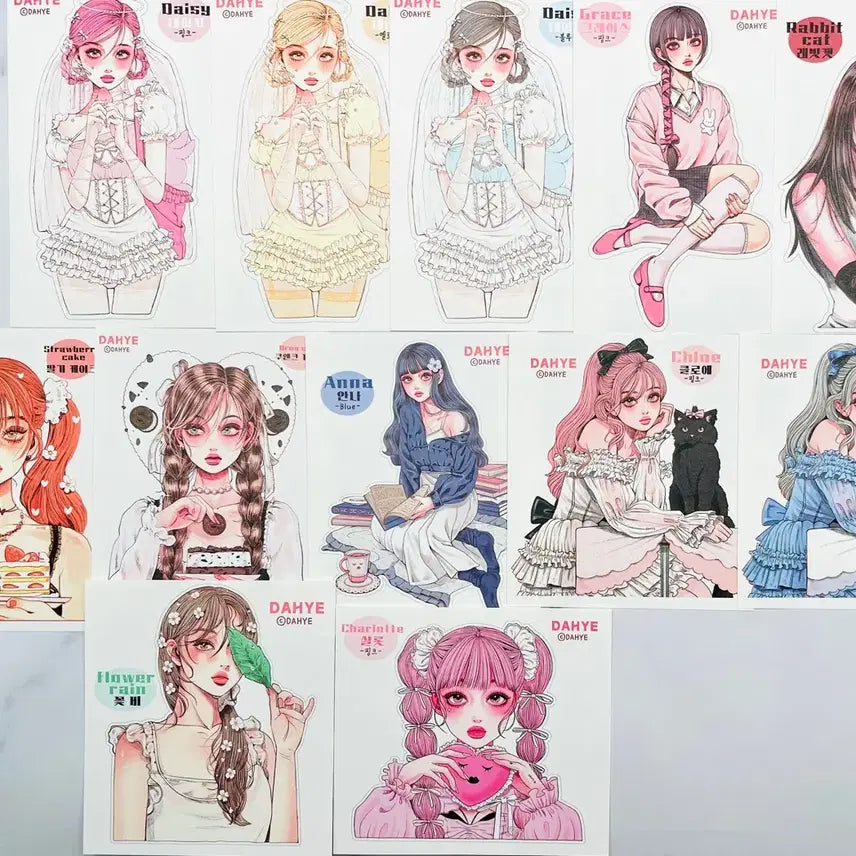 [BUNJANG] Author Dahye Random Sticker Mix Set / [인스] 다혜 DAHYE 랜덤 인믹 세트