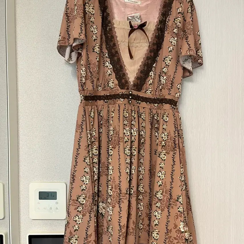 [BUNJANG] Vintage Axis Farm Flower Dress / 빈티지 엑시즈팜 플라워 원피스