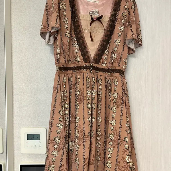 [BUNJANG] Vintage Axis Farm Flower Dress / 빈티지 엑시즈팜 플라워 원피스