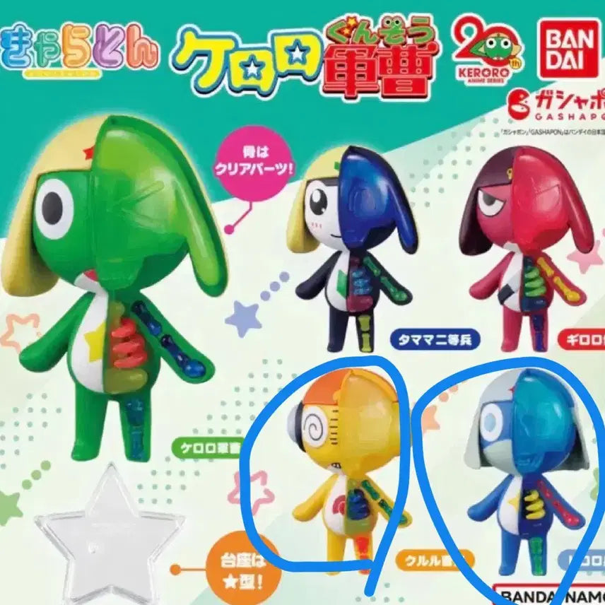 [BUNJANG] Keroro Skeleton Gacha Kururu Dororo / 케로로 스켈레톤 가챠 쿠루루 도로로