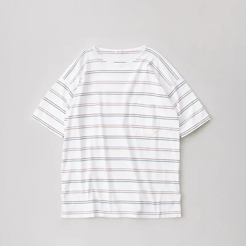 [BUNJANG] NICENESS M.Sandin Stripe Short-Sleeve T-Shirt L / 나이스네스 NICENESS  M.SANDIN 반팔 티 L(새상품)