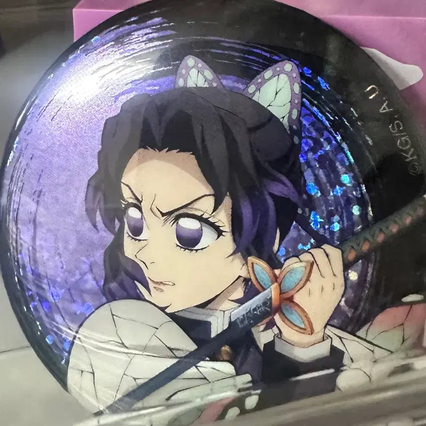 [BUNJANG] Shinobu Butterfly Knife Anime Metal Pin Badge / 귀칼 시노부 뱃지 판매
