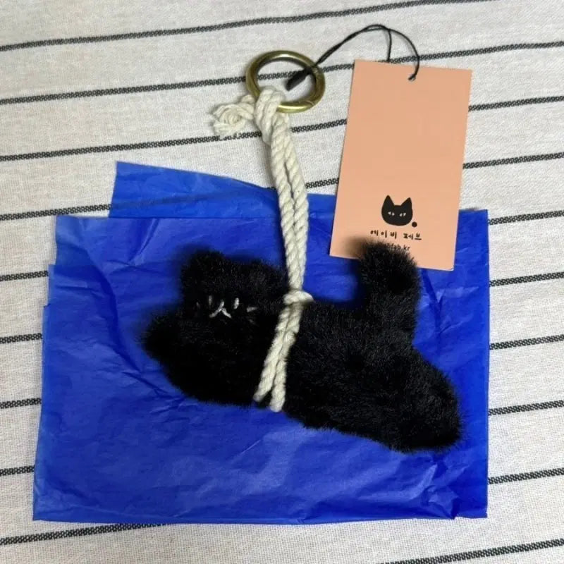 [BUNJANG] Lucky Charm Cat Keychain / 행운 액막이 고양이 키링
