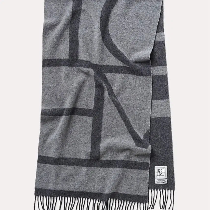[BUNJANG] Totem Monogram Wool Scarf / 토템 모노그램 울 머플러
