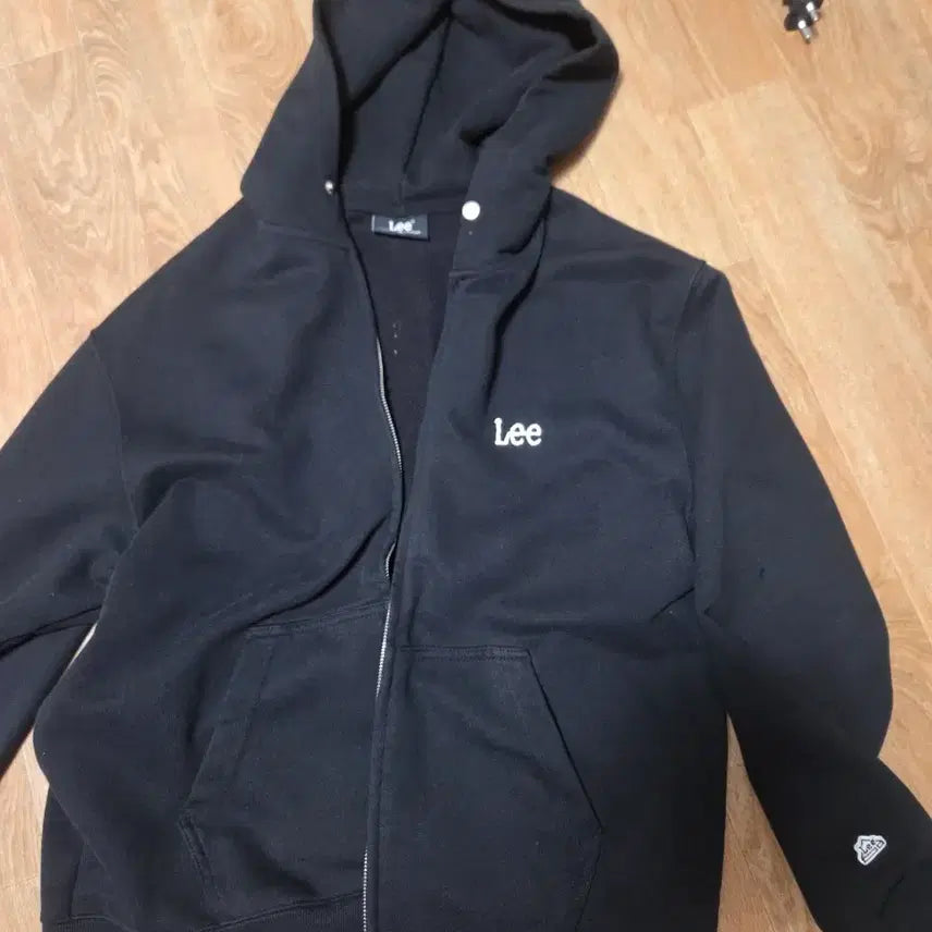 [BUNJANG] RE Black Hoodie Zip-up / 리 후드 집업 블랙