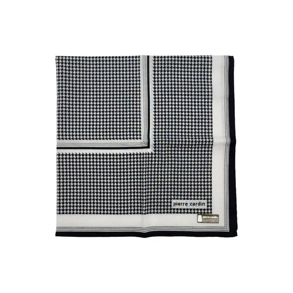 [BUNJANG] Pierre Cardin Houndstooth Check Silk Scarf/Handkerchief / 피에르가르뎅 손수건 스카프 [BSCF12536-52-21]
