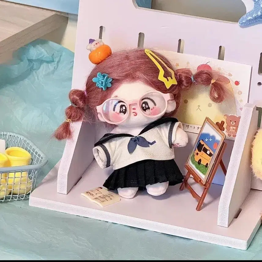 [BUNJANG] 10cm Doll Clothes Sailor Suit / 10cm 솜인형옷 인형옷 세라복