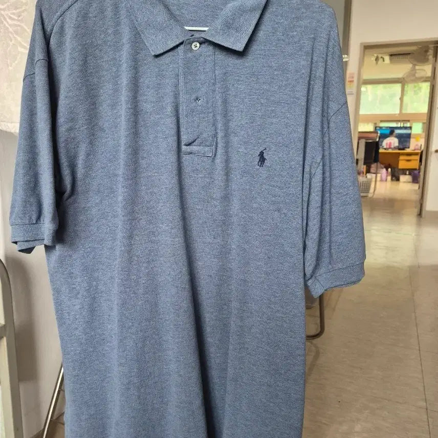 [BUNJANG] Polo Ralph Lauren Men's Cotton Polo Shirt Size 105 / 폴로 랄피로렌 넘성 면 카라티 105
