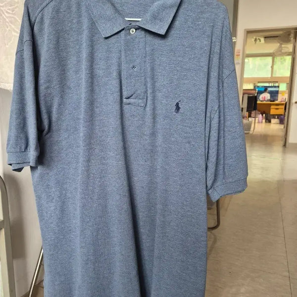 [BUNJANG] Polo Ralph Lauren Men's Cotton Polo Shirt Size 105 / 폴로 랄피로렌 넘성 면 카라티 105