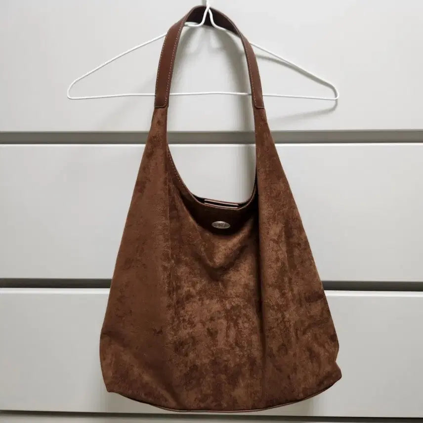 [BUNJANG] DUMARU Merci Shoulder Bag Dark Brown Suede / 두마로 메르시 숄더백 다크브라운 스웨이드