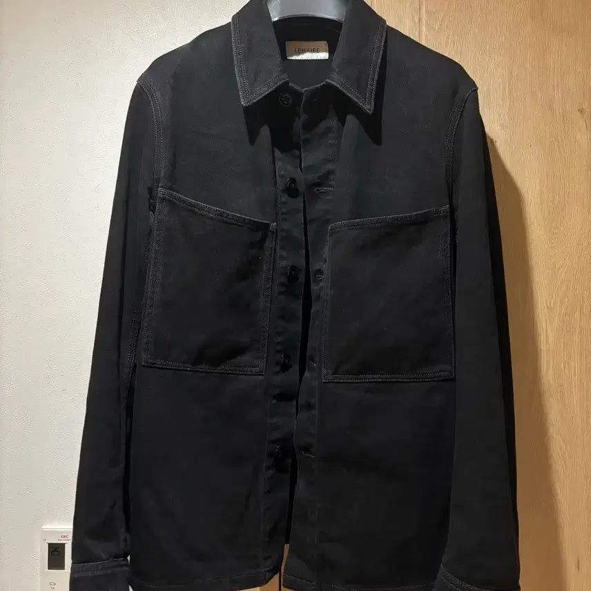 [BUNJANG] Lemaire Workwear Oversized Denim Shirt Black / 르메르 워크웨어 오버 데님 셔츠 48 블랙 팝니다