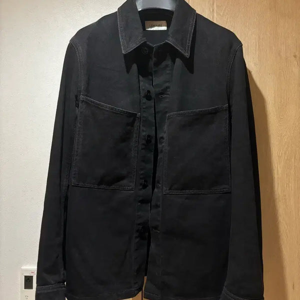[BUNJANG] Lemaire Workwear Oversized Denim Shirt Black / 르메르 워크웨어 오버 데님 셔츠 48 블랙 팝니다