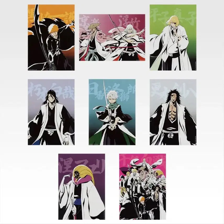 [BUNJANG] Ichiban Kuji Bleach G Prize Illustration Poster Full Set / 제일복권 블리치 G상 일러스트 포스터 풀세트
