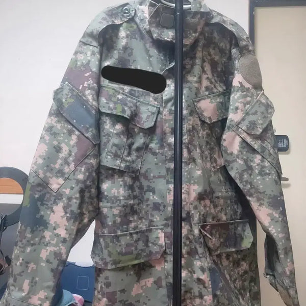 [BUNJANG] Digital Pixel Pattern Combat Uniform Top / 군복 상의 전투복 디지털 픽셀 패턴