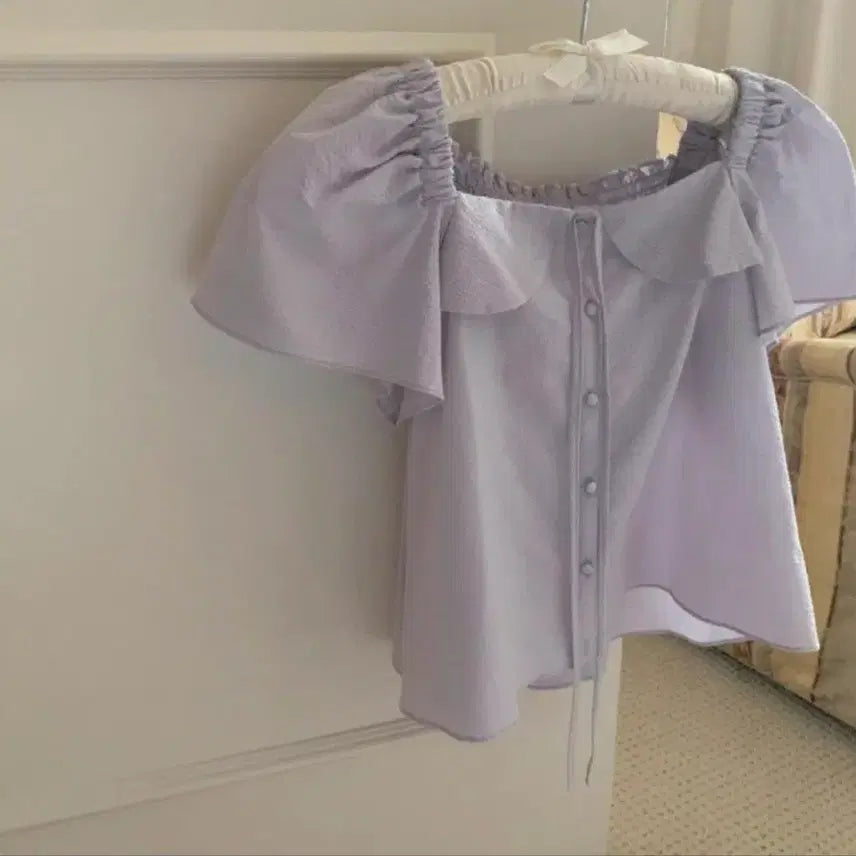 [BUNJANG] PrettyYoungThing Puff Blouse (New) / 프리티영띵 퍼프 블라우스 (새상품)