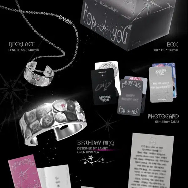[BUNJANG] Bambi Birthday Kit + Eunho Cookie Tin Case / 밤비 생일 키트 + 은호 쿠키 틴케이스