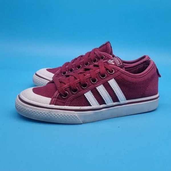 [BUNJANG] Adidas Nizza Low Burgundy Sneakers / kk 아디다스 니짜 로우 버건디 스니커즈 220