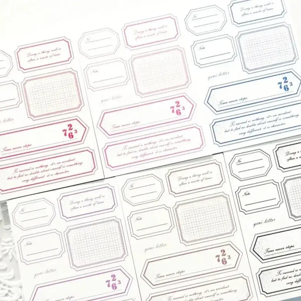 [BUNJANG] Yenniletter Dusk Label Notepads / [예니레터] 더스크 라벨 떡메모지