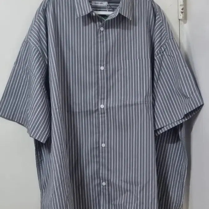 [BUNJANG] niko and... Stripe Big Size Short Sleeve Shirt (New) / niko and 니코앤드 스트라이프 빅사이즈 반팔 셔츠 새상품