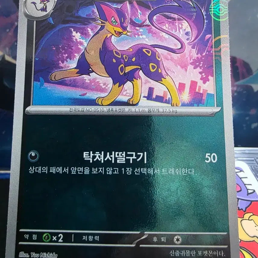 [BUNJANG] Pokemon Card Lepardas 053/086 / 포켓몬카드 몬볼 레파르다스 053/086