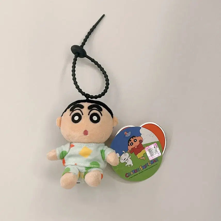 [BUNJANG] Crayon Shin-chan Pajama Crayon Shin-chan Plush Keychain / 잠옷 짱구 인형 키링