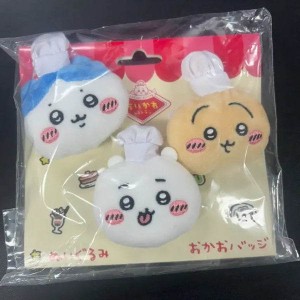 [BUNJANG] Chiikawa Restaurant Badge Hachware Usagi / 치이카와 치이카와레스토랑 뱃지 하치와레 우사기