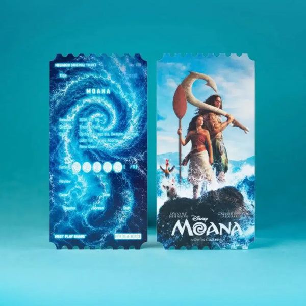 [BUNJANG] Moana Original Ticket / TTT / IMAX / 4DX Poster Set / [모아나] 오리지널티켓/TTT/아이맥스/4DX 포스터