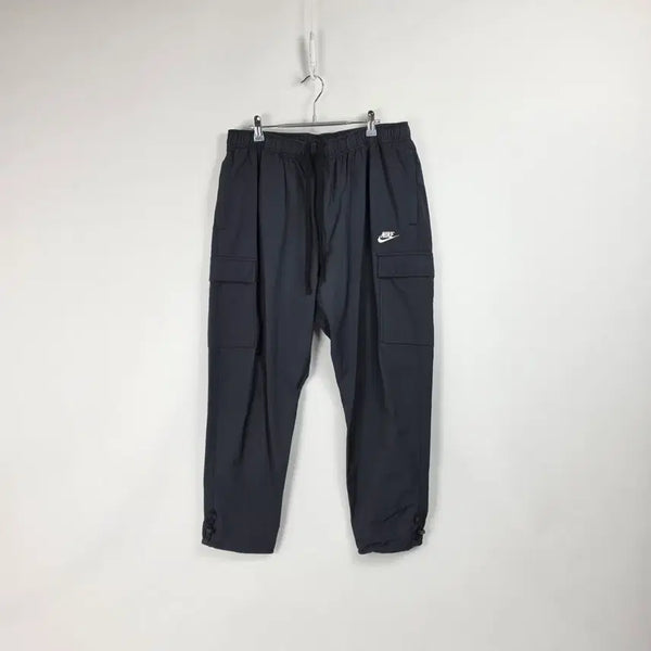 [BUNJANG] Nike Cargo Banding String Pants Black Men's Size 34 / 나이키 카고 밴딩 스트링 팬츠 블랙 남 34, 20260706