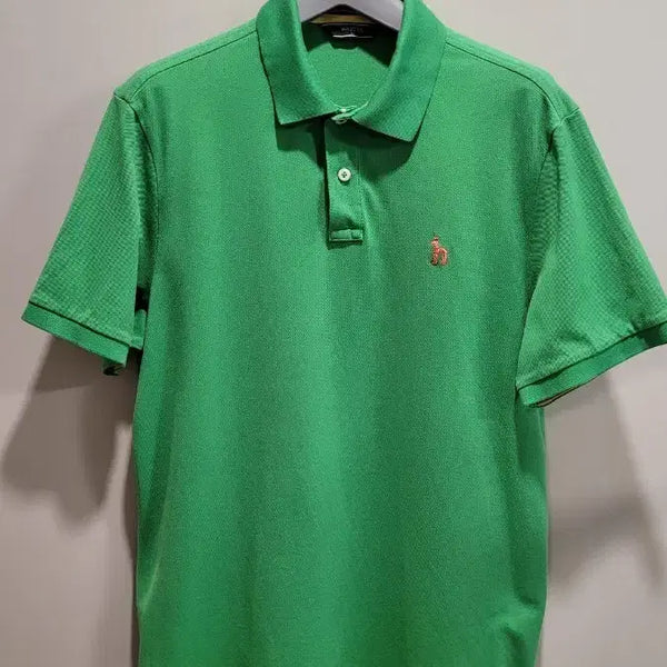 [BUNJANG] Hazzys Men's Green Logo Short-Sleeve Polo T-Shirt / 헤지스 남성 티셔츠