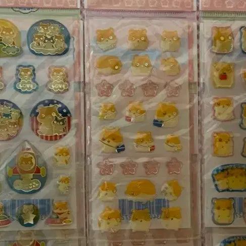 [BUNJANG] Vintage Hamster Sticker Set - Heisei / 고전 햄스터 스티커 햄찌 스티커 헤이세이